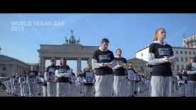 Action in Berlin for World Vegan Day