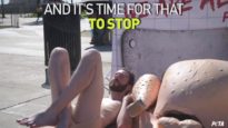 Nude PETA Activist Ruins Thanksgiving Turkey