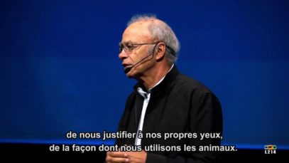 Conférence Peter Singer / L214 – Les Cahiers antispécistes