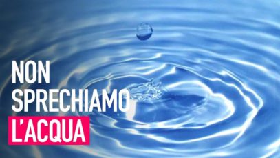 Come possiamo evitare di sprecare l’acqua?