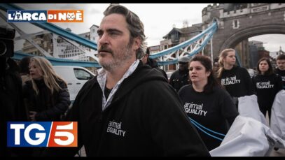 Animal Equality e Joaquin Phoenix in onda su Canale5