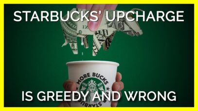 Starbucks Vegan Milk Upcharge Is Greedy and Wrong