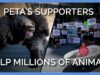 PETA’s Supporters Help Millions of Animals