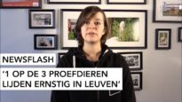NEWSFLASH: 1 op de 3 proefdieren lijden ernstig in Leuven