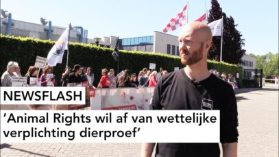 NEWSFLASH: Animal Rights wil af van wettelijke verplichting dierproef
