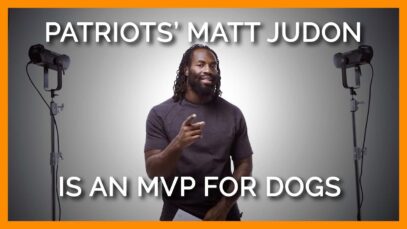 The Pats’ Matt Judon Helps Dogs, and It’s the Best Thing You’ll See All Day