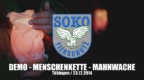 DEMO - MENSCHENKETTE - MAHNWACHE // Tübingen, 20.12.2014 // SOKO Tierschutz e.V.