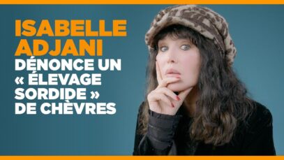 Isabelle Adjani dénonce un élevage de chèvres pour la production de fromages