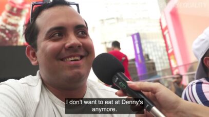 People React to Seeing How Pigs are Raised for Denny’s