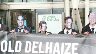 Protestas contra Ahold Delhaize, uno de los grupos de alimentación más grandes del mundo