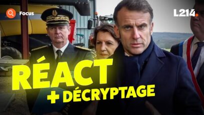 Macron en Saône-et-Loire, dans un élevage (ça en dit long)