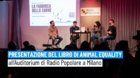 La presentazione del nuovo libro di Animal Equality “La fabbrica della carne” a Milano