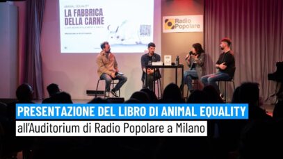 La presentazione del nuovo libro di Animal Equality “La fabbrica della carne” a Milano